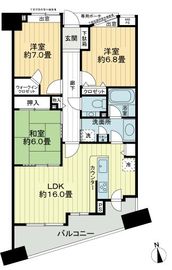 ライオンズスクエア小石川後楽園 10階 間取り図