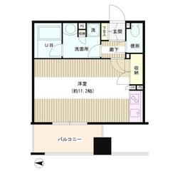 アリビオ九段 502 間取り図