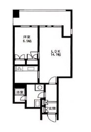 渋谷プロパティータワー 1406 間取り図