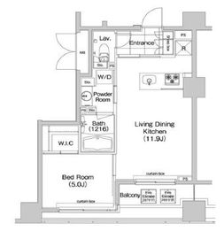 コンフォリア新川 504 間取り図