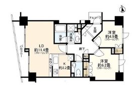 イトーピア広尾ヒルズクローチェ 2階 間取り図