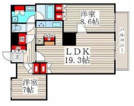 ザ・東京タワーズ ミッドタワー 34階 間取り図