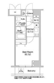 コンフォリア豊洲 424 間取り図