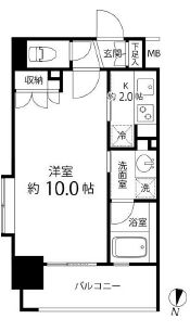 リリエンベルグ目白壱番館 604 間取り図