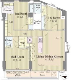 神楽坂南町ハウス 602 間取り図