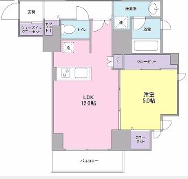 ソネンホーフ 502 間取り図