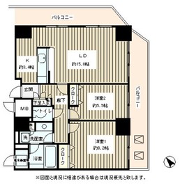 南青山スカイハイツ 1501 間取り図