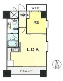 ベルヴィラージュ芝公園 4階 間取り図