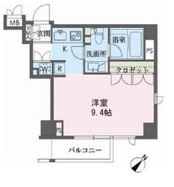 ドゥーエ南麻布 705 間取り図