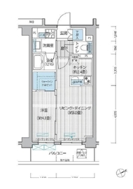 メゾンカルム市谷仲之町 302 間取り図