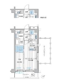 メゾンカルム市谷仲之町 301 間取り図