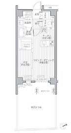 メゾンカルム市谷仲之町 104 間取り図