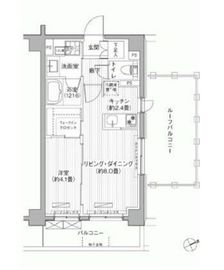 メゾンカルム市谷仲之町 204 間取り図