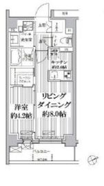 メゾンカルム市谷仲之町 402 間取り図