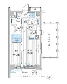 メゾンカルム市谷仲之町 501 間取り図