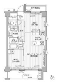 メゾンカルム市谷仲之町 205 間取り図