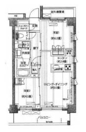 メゾンカルム市谷仲之町 601 間取り図