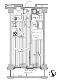 メゾンカルム市谷仲之町 305 間取り図