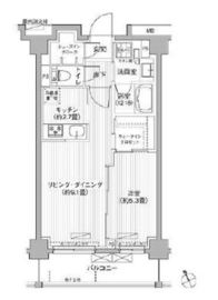 メゾンカルム市谷仲之町 404 間取り図