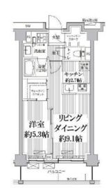 メゾンカルム市谷仲之町 603 間取り図