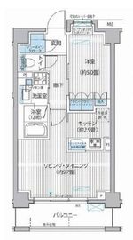 メゾンカルム市谷仲之町 208 間取り図