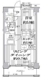 メゾンカルム市谷仲之町 307 間取り図