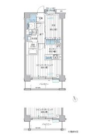 メゾンカルム市谷仲之町 406 間取り図