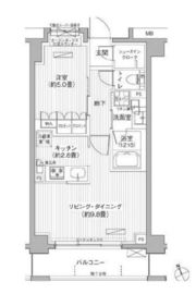 メゾンカルム市谷仲之町 210 間取り図