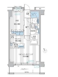 メゾンカルム市谷仲之町 309 間取り図