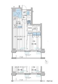 メゾンカルム市谷仲之町 308 間取り図