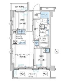 メゾンカルム市谷仲之町 211 間取り図