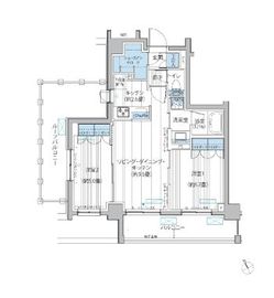 メゾンカルム市谷仲之町 506 間取り図