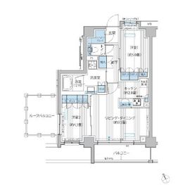 メゾンカルム市谷仲之町 604 間取り図