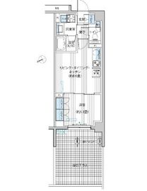 メゾンカルム市谷仲之町 108 間取り図