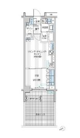 メゾンカルム市谷仲之町 109 間取り図