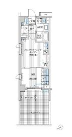 メゾンカルム市谷仲之町 111 間取り図