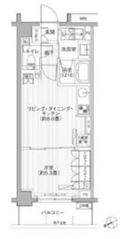 メゾンカルム市谷仲之町 213 間取り図