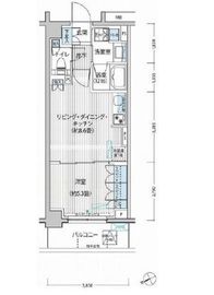 メゾンカルム市谷仲之町 312 間取り図