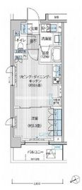 メゾンカルム市谷仲之町 215 間取り図