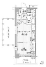 メゾンカルム市谷仲之町 410 間取り図