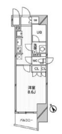 デュオステージ後楽園 1502 間取り図