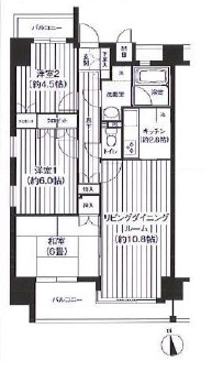 パシフィーク品川 1005 間取り図