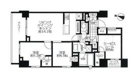 レフィール参宮橋ヒルズ 3階 間取り図