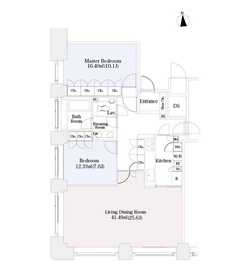 南青山パークマンション 2411 間取り図