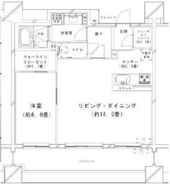 スカイクレストビュー東京 7階 間取り図