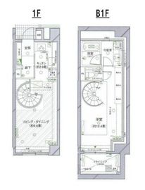 ピアースコード代々木参宮橋 1階 間取り図