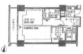 シティコート目黒 4-107 間取り図