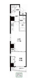 シルヴァーアウル 202 間取り図