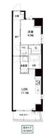 シルヴァーアウル 201 間取り図