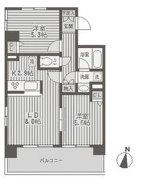 レジディア両国 901 間取り図